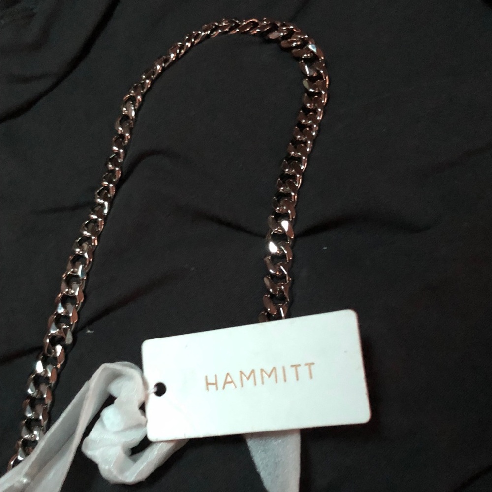 Hammitt metal over the shoulder strap